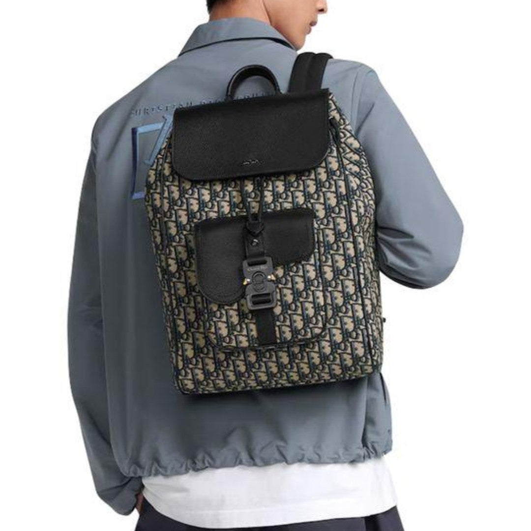 Mochila Dior Jacquard - Imagen 3